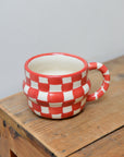 Ysia Check Cup / Red