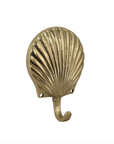 Antique Shell Brass Wall Hook