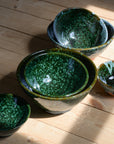 Clay Green Glazed Bowls / Sizes