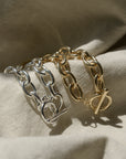 Catherine Oval Links Oversized Chain Bracelet
