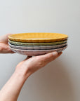 Scalloped Lunch Plate 20cm / Yellow