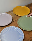 Scalloped Lunch Plate 20cm / Rose