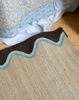 Cocoa Wave Jute Rug 3 x 5 ft