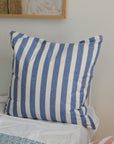 Roma Cushion / Blue Stripe