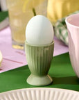Ceramic Egg Cup / Green~