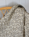 Brown Floral Quilt