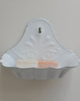 Enamel Wall Mounted Soap Holder / White