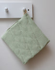 Green Stripe Pot Holder