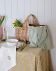 Green Thin Stripe Tea Towel