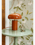 Round Metal Side Table / Green