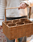 Rattan Bottle Holder