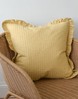 Ruffle Cushion / Yellow