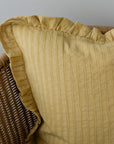 Ruffle Cushion / Yellow