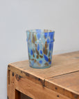 Speckled Glass Drinking Cup / Blue