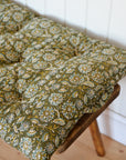 Printed Cotton Green Floral Mattress