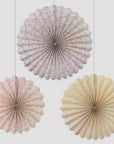 Meri Meri x Liberty Pinwheel Decorations / Set of 3