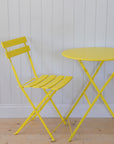Bistro Table and Chairs Set / Yellow