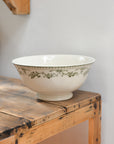 Faustine Patterned Floral Salad Bowl / Green