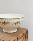 Faustine Patterned Floral Bowl / Green