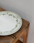 Faustine Patterned Floral Dinner Plate / Green