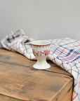 Faustine Patterned Floral Egg Cup / Burgundy