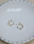 Wiggle Silver Earrings / Small