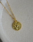 Zodiac Gold Coin Necklaces