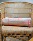 Vibes Cylinder Cushion / Pink and Red