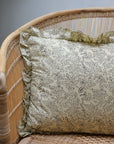 Vintage Floral Cushion / Yellow