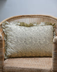 Vintage Floral Cushion / Yellow