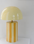 Rayado Table Lamp Ochre Yellow