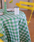Gingham Tablecloth/Green