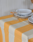 Yellow Stripe Tablecloth