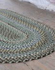 Hedgerow Jute Oval Rug 2'3 x 4 ft / Green