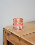 Jonna Coloured Glass Candle Holder / Pink