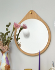 Hubsch Brass and Opal Wall Lamp