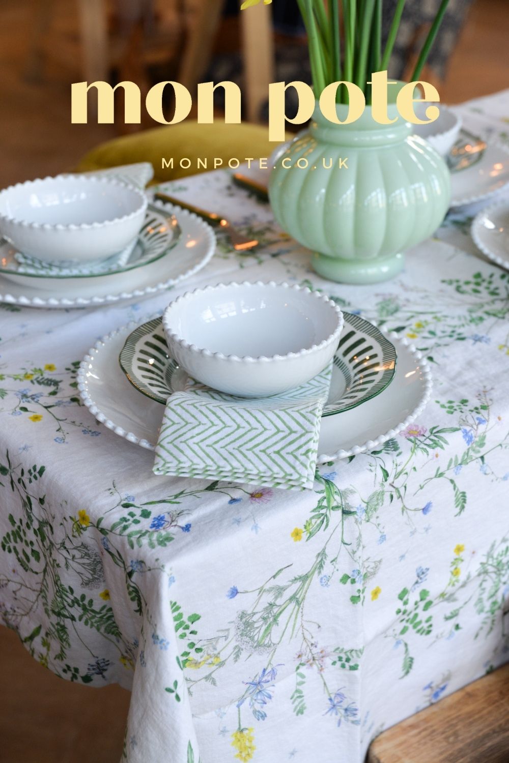 Spring Posy Tablescape