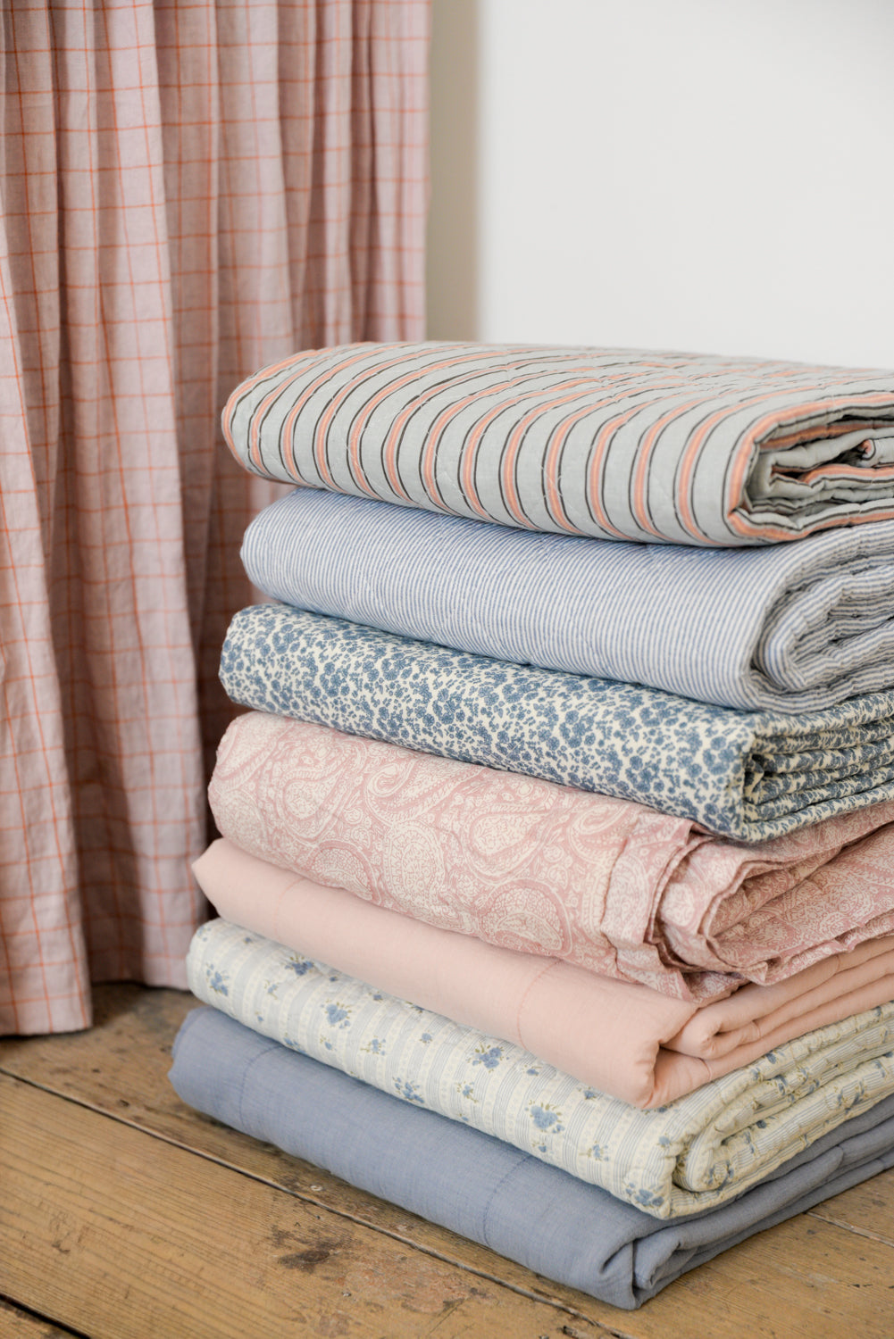 Vintage Style Patterned Quilts