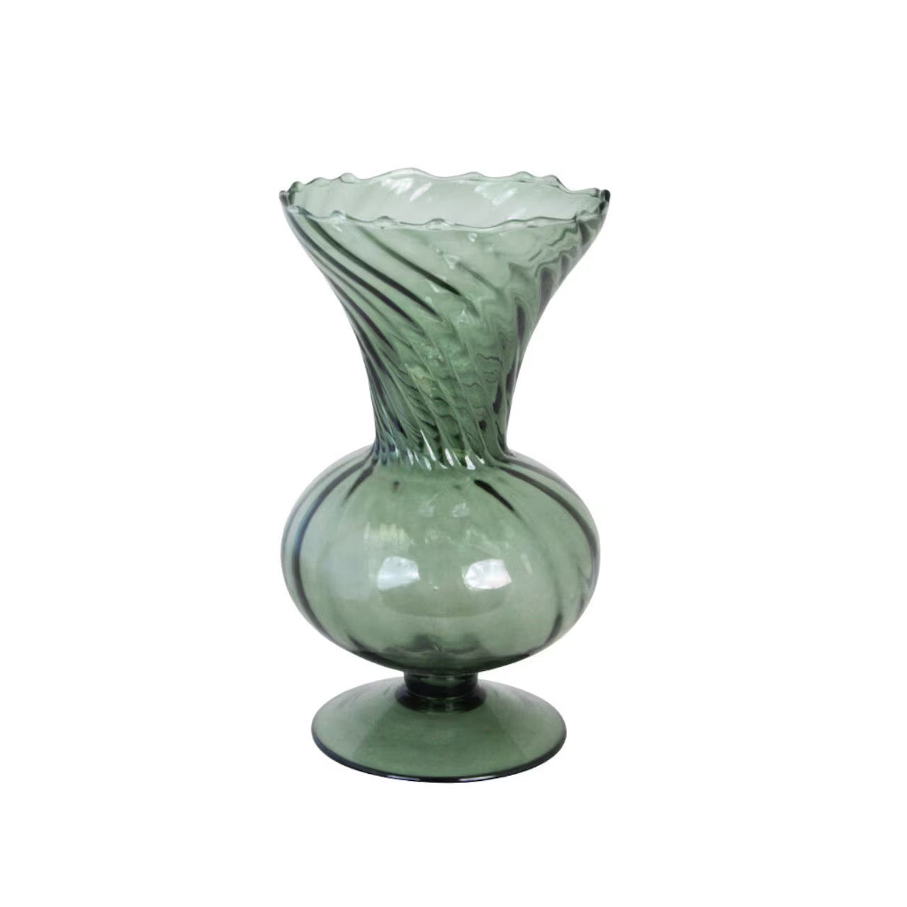 Annie Glass Vase / Green