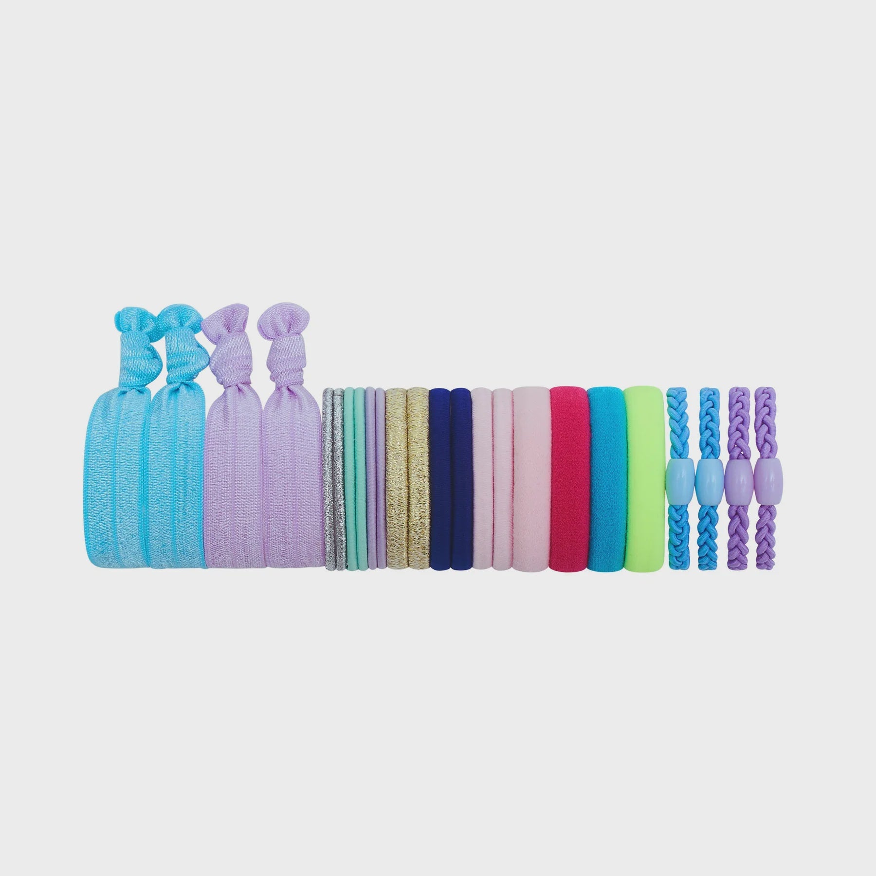 Bright Assorted Hair Ties / Pack of 24