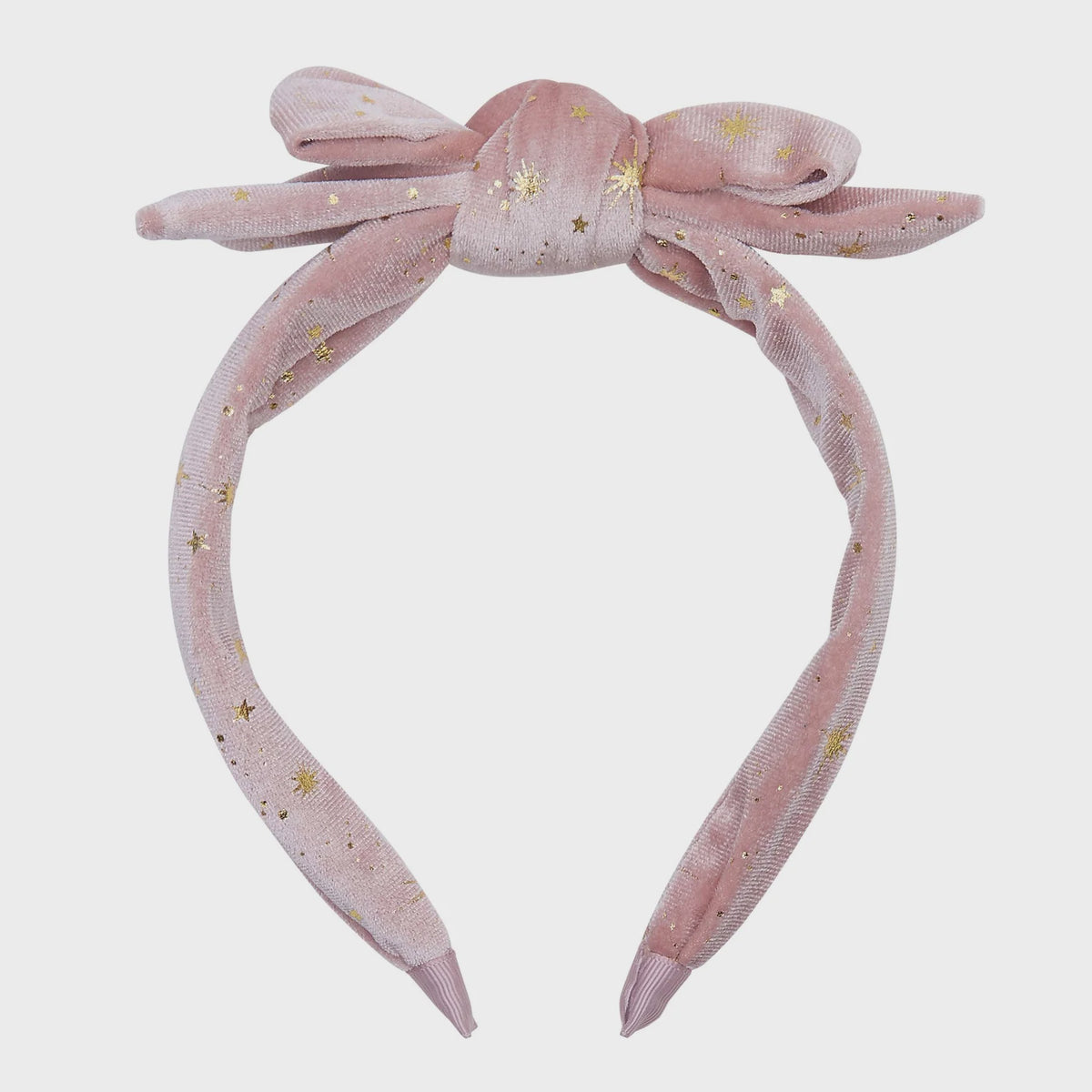 Velvet Starry Alice Band / Pink