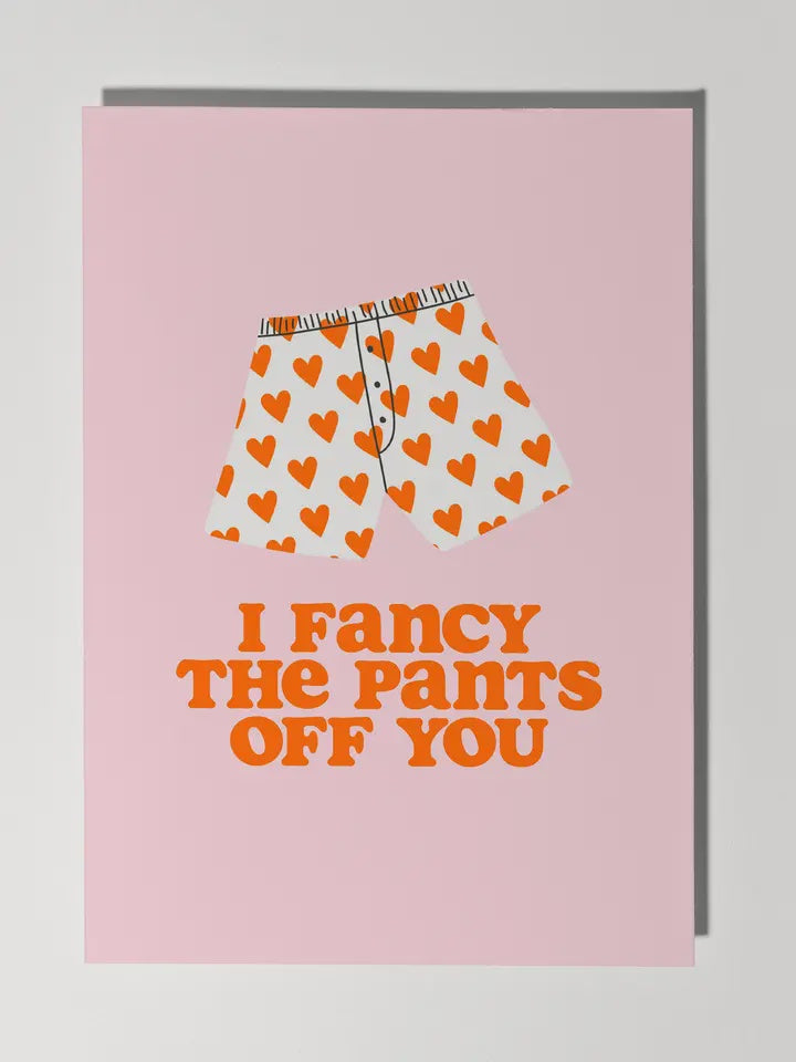 Fancy Boxers Love Card