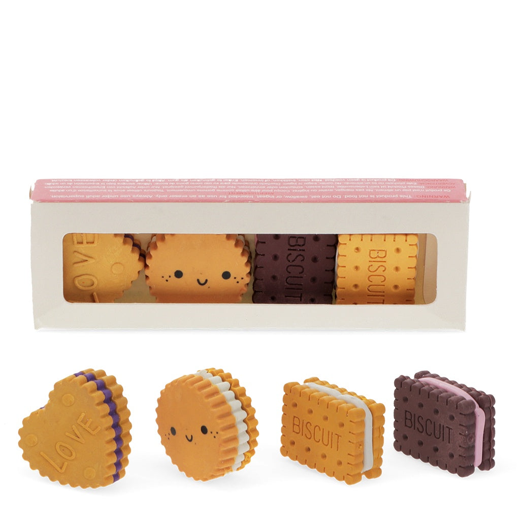 Erasers (Set of 4) / Biscuits