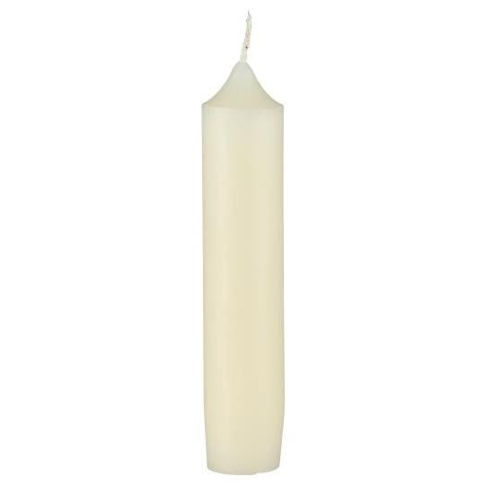 Set of Five Dinner Candles / Cream