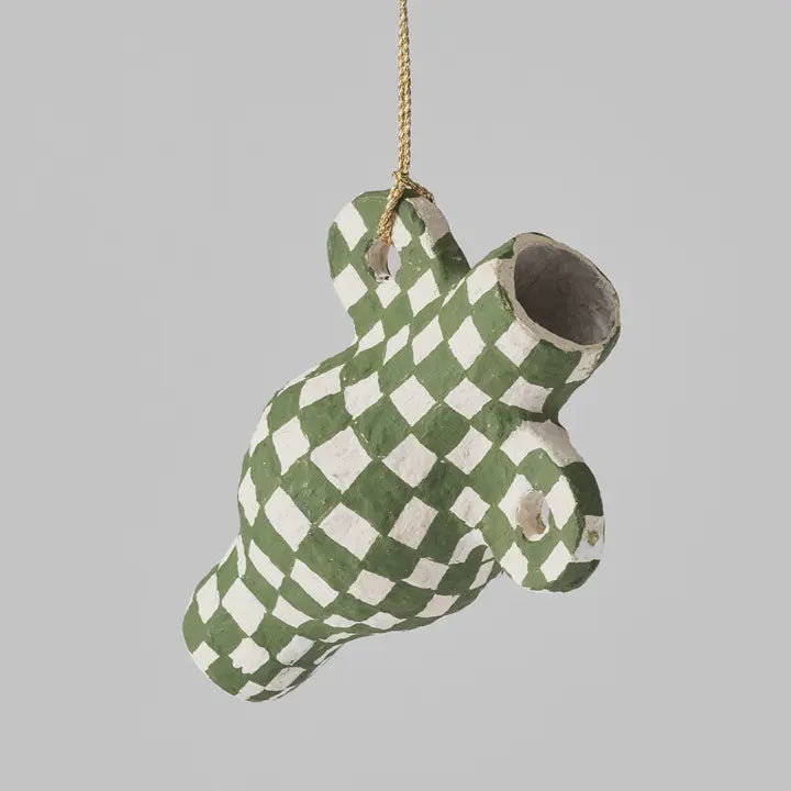 Green Mini Vase Hanging Ornament