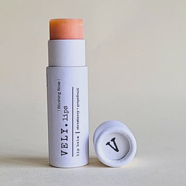 Natural Tinted Lip Balm with Grapefruit / Blushing Rose