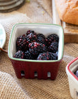 Bon Appetit 10.5cm Ceramic Fruit Punnet / Blackberry