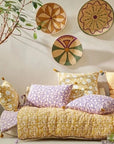 Sofa Cover or Mattress Olive Stripes and Floral