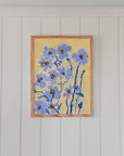 Blooming In Blue / 30 x 40 cm