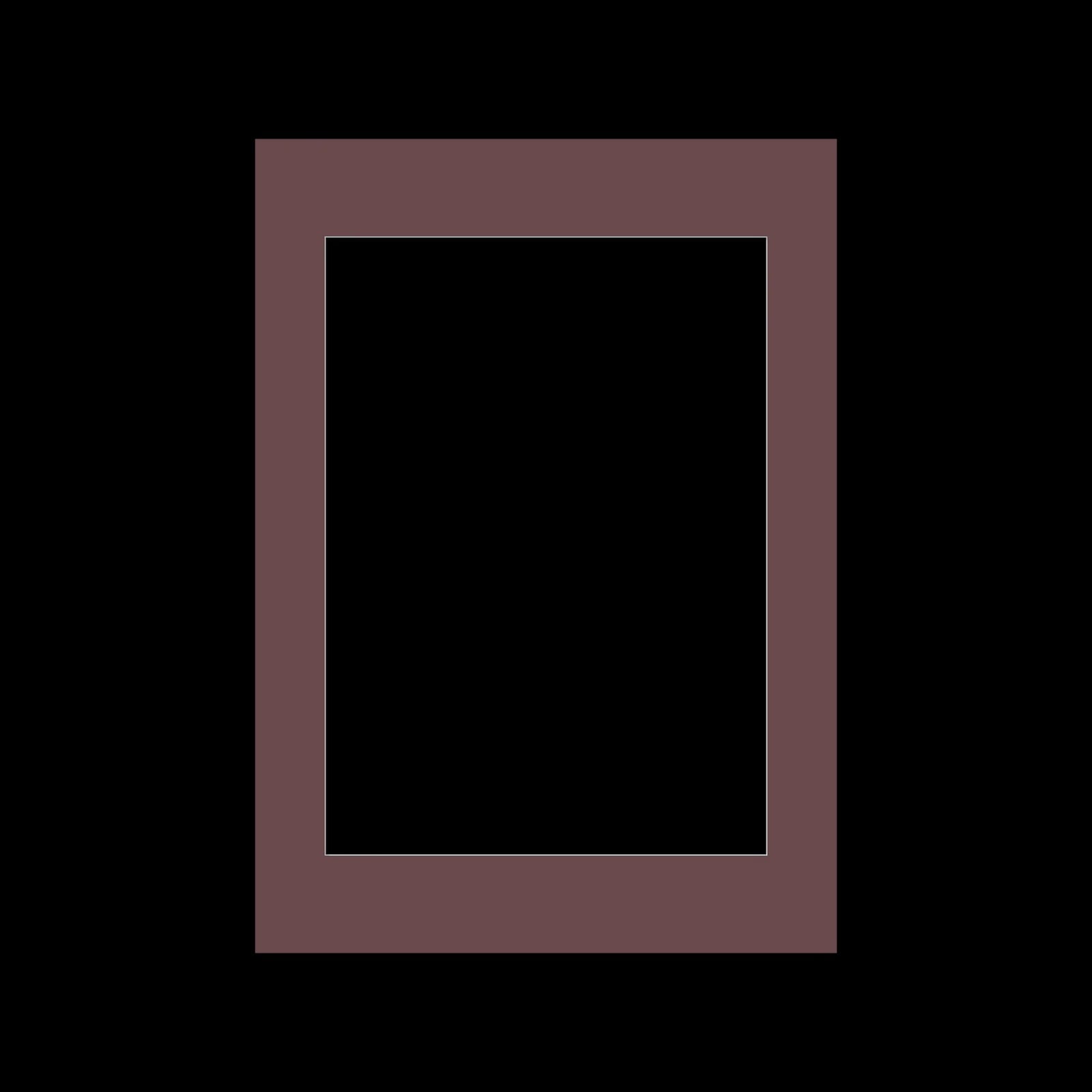 Plum Picture Mount / 40 x 50